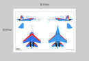Avión Su-35S "Russian Knights"