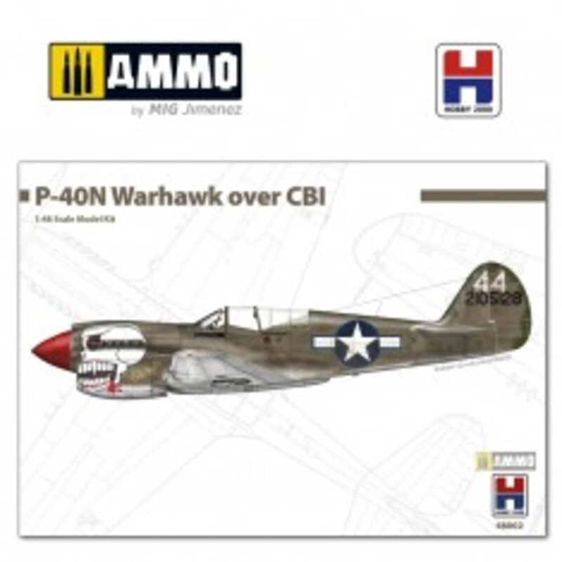 Avión P-40N Warhawk Over CBI