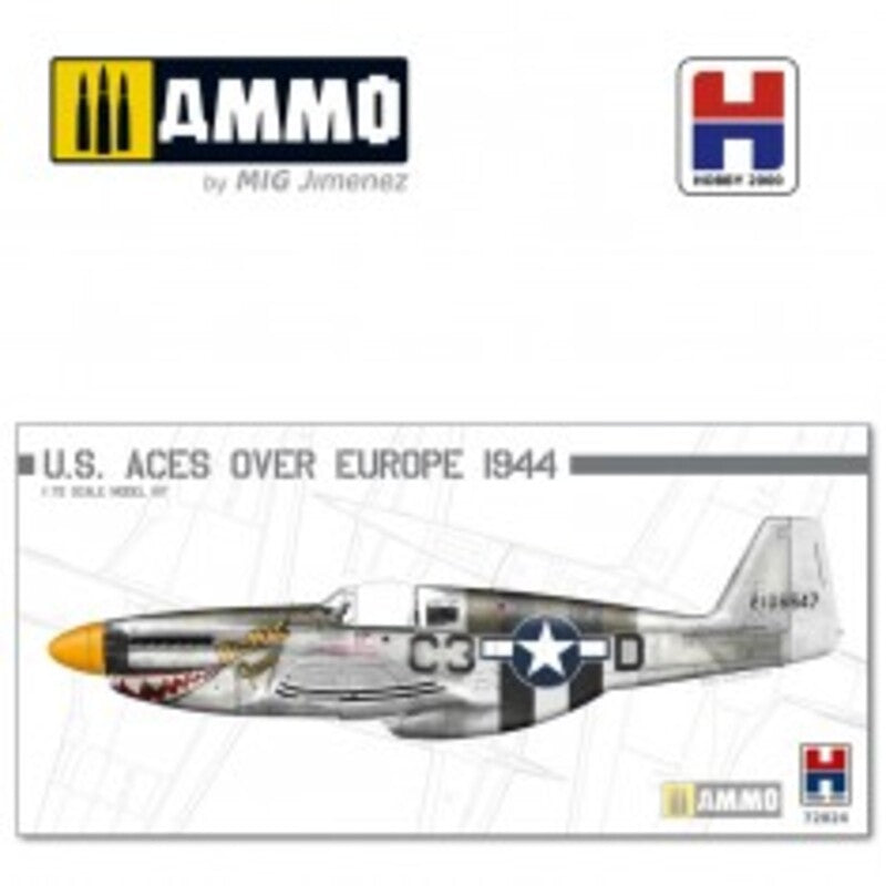 Avión P-51B Mustang US Aces Europe