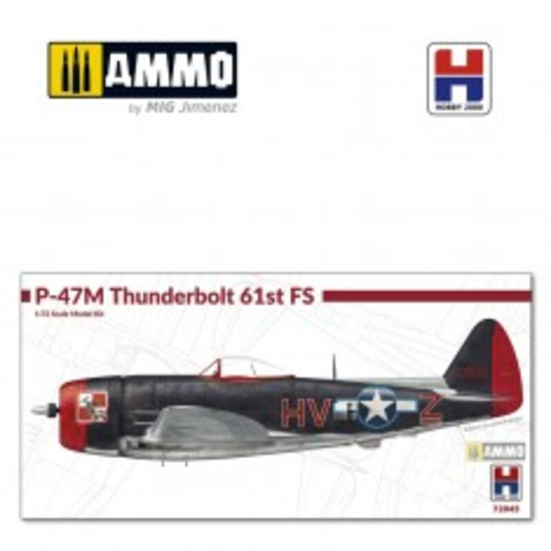 Avión P-47M Thunderbolt 61st Squadron
