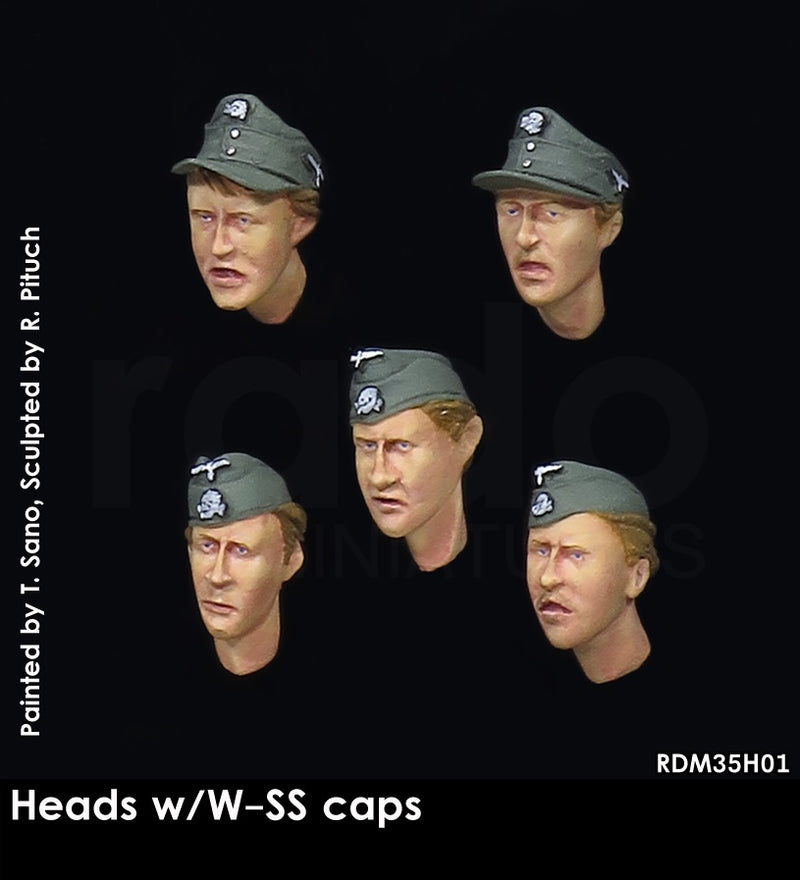 Figura Heads w/W-SS caps (5 pcs)