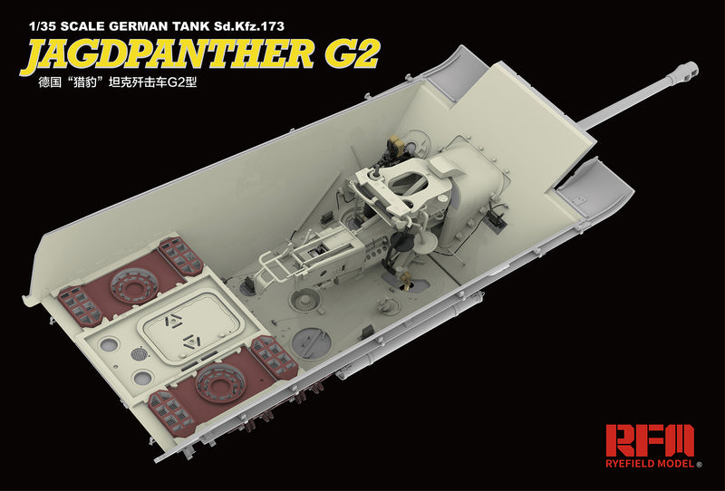 Tanque Jagdpanther G2 full interior