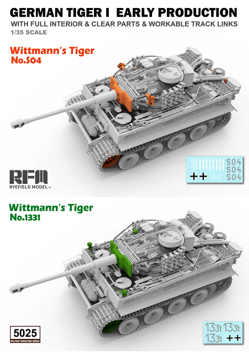 Tanque Tiger 1 Early Full interior