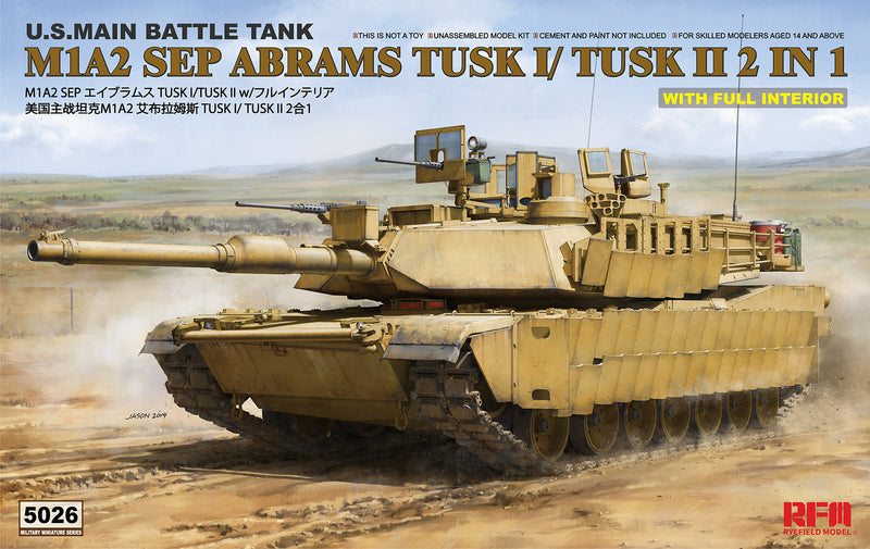 Tanque M1A2 TUSK I/II Interior completo