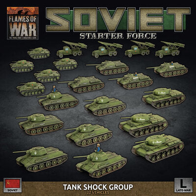 Acuerdo de ejército soviético LW "Tank Shock Group" (6x T-34, 4x SU-85, 5x T-70, 3x KV-1s) Plástico, Guerra tardía de 2019