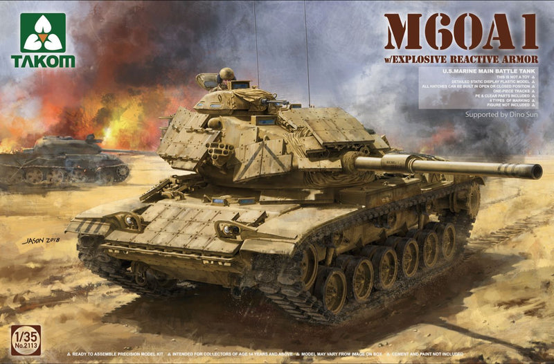Tanque M60A1 con blindaje reactivo