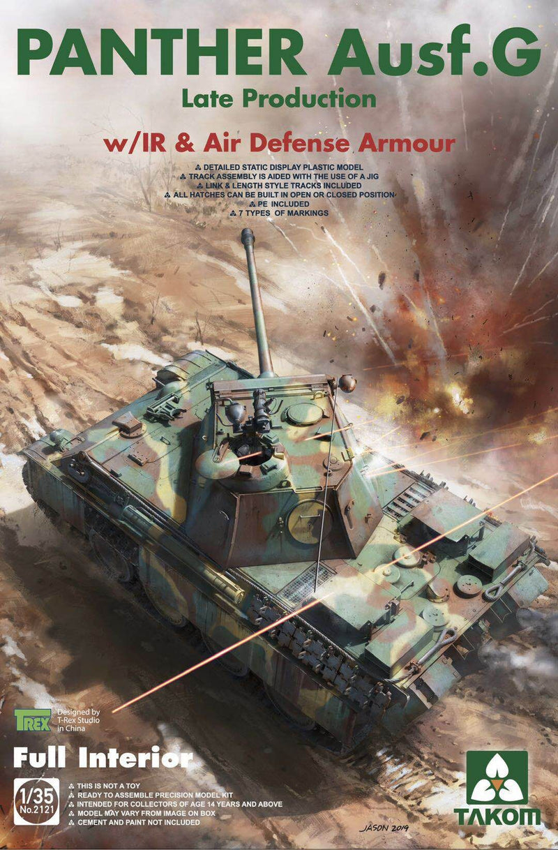 Tanque Panther Ausf.G late production w/ IR &Air Defense Armour