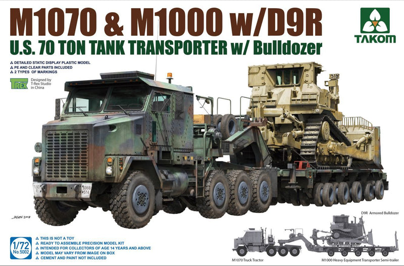 Transporte U.S.M1070&M1000 w/D9R 70t