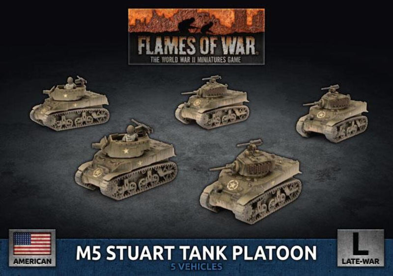 Compañia de tanques M5 Stuart