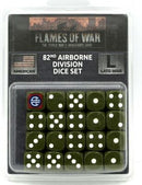 Dados de la 82 ° División Aerotransportada (x20), x20 Dados de 14 mm grabados