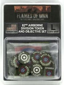 Fichas de la 82 ° División Aerotransportada (x20) y Objetivos (x2), x20 Fichas a todo color y x2 Objetos a todo color