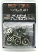101 tokens de la División Aerotransportada (x20) y Objetivos (x2), x20 tokens a todo color y x2 a todo color Obje