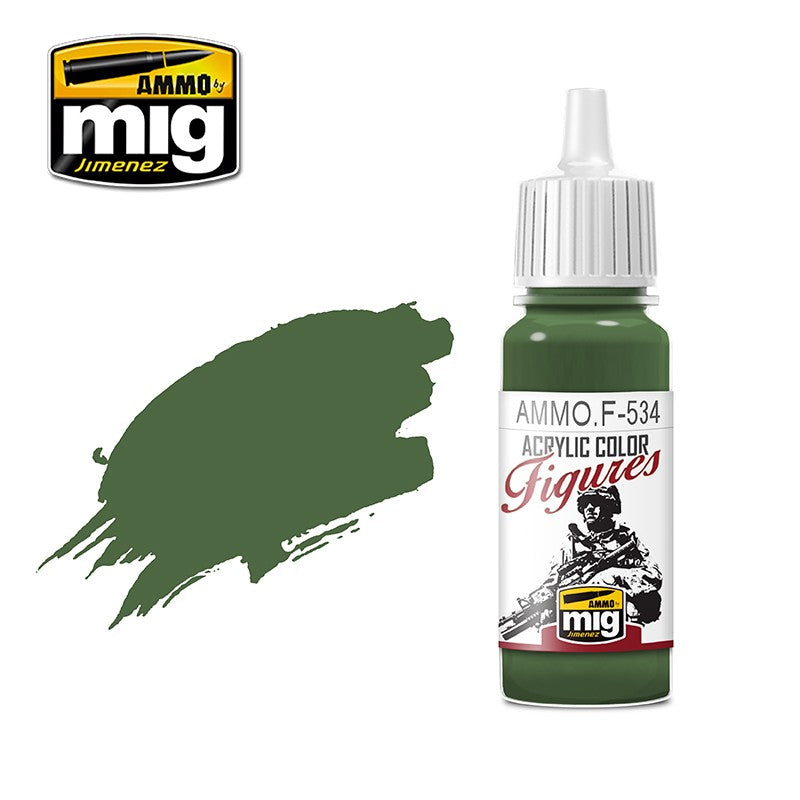 Pintura OLIVE GREEN para figuras