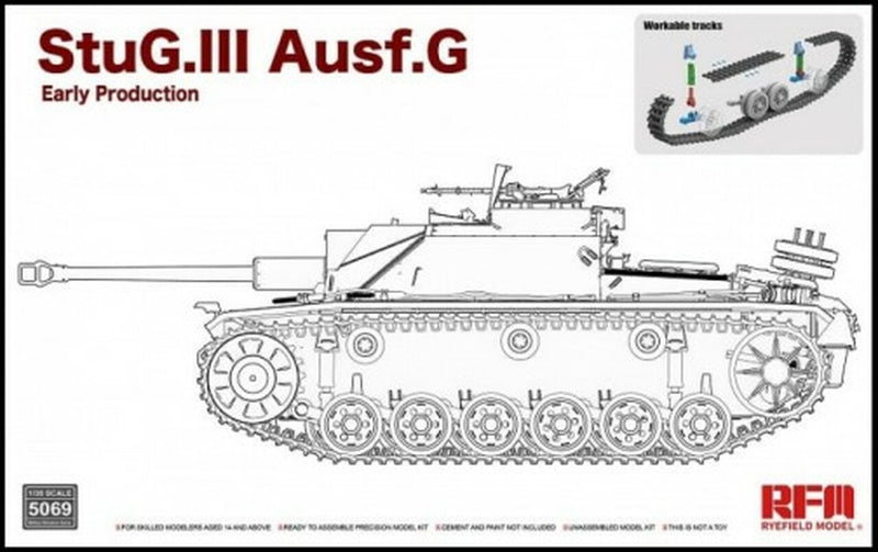 1/35 StuG. III Ausf. G Early Production with workable track links