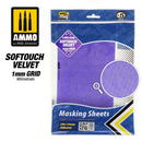 SOFTOUCH VELVET Pliego de baja adhesion milimetrado 1mmGrid 290x145