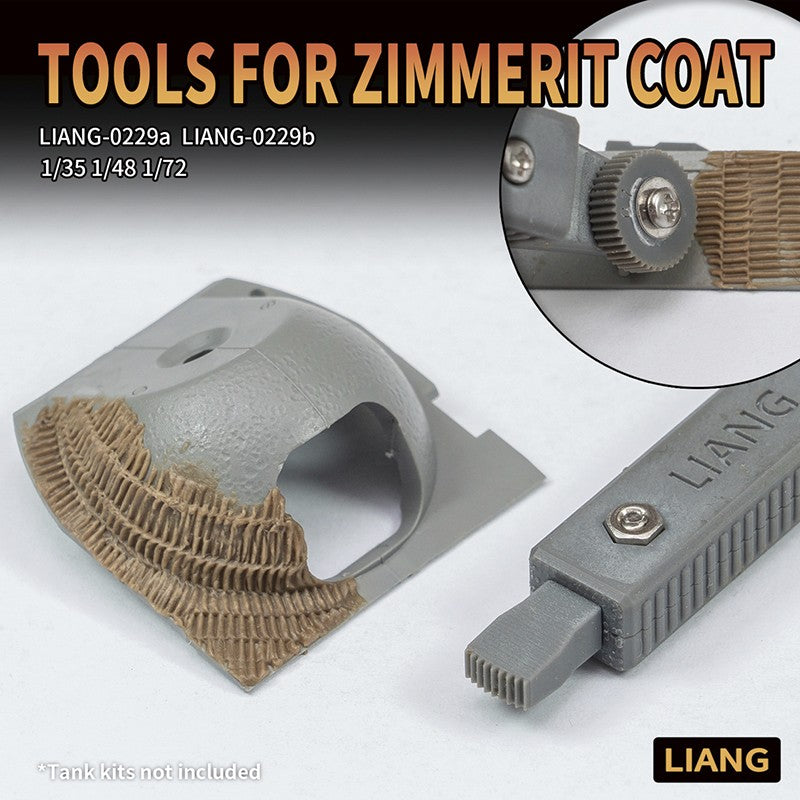 Tools for Zimmerit Coat -Basic (1/35 1/48 1/72)